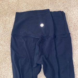 Navy lululemon 28” aligns